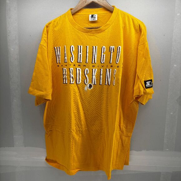 Vintage 90s Washington Redskins Starter Large Head Logo Spell Out Front Mens XL - Picture 5 of 7
